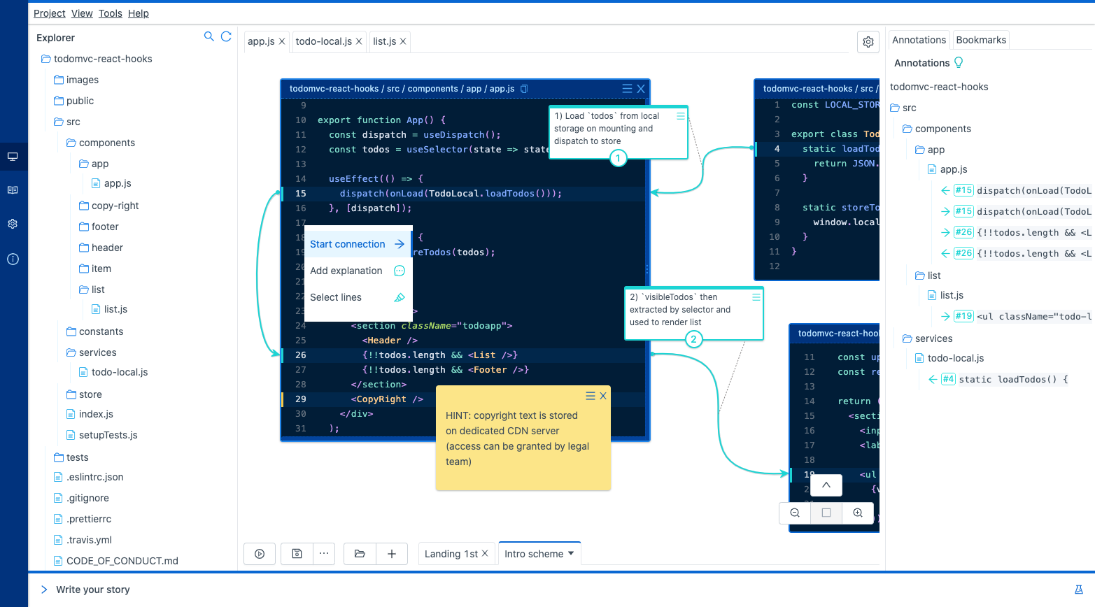 CC app ui